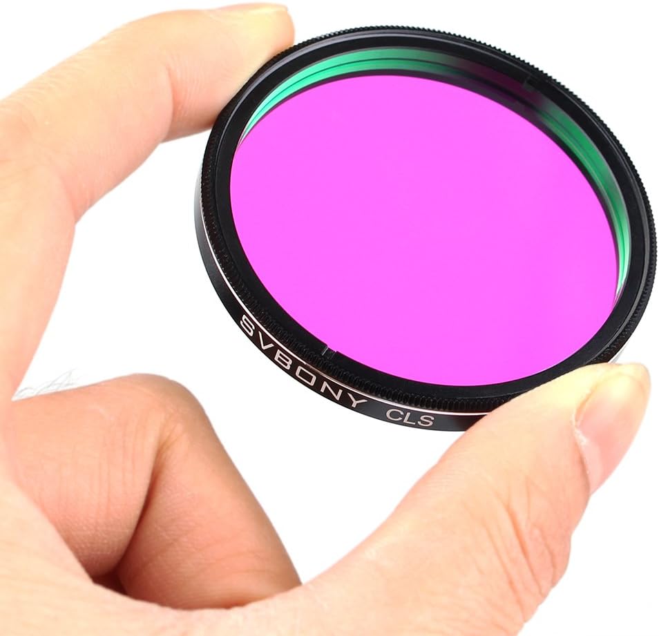 Detalle 2 de SVBONY Teleskop-Filter 2" CLS-Filter (CLS, 2 Zoll) für DSLR und CCD – für OIII, H-Alpha & Co.