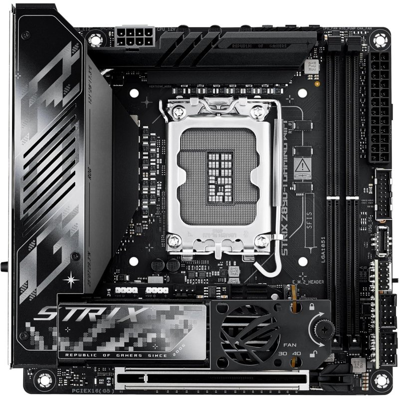 Detalle 2 de ASUS ROG STRIX Z890-I GAMING WIFI: placa base mini-ITX para Intel Core Ultra (Serie 2)