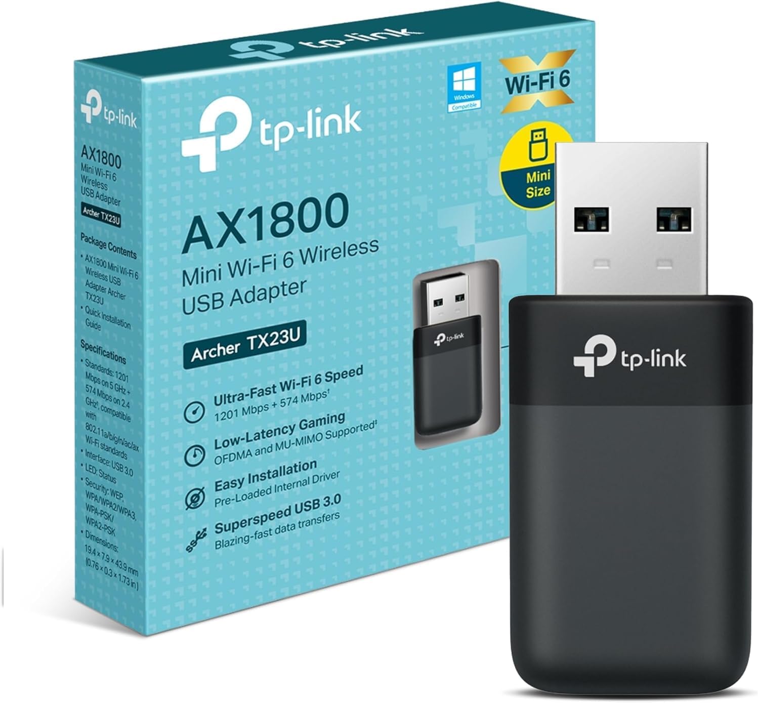Thumbnail 2 de TP-Link Archer TX20U Plus WLAN‑Adapter AX1800 für PC