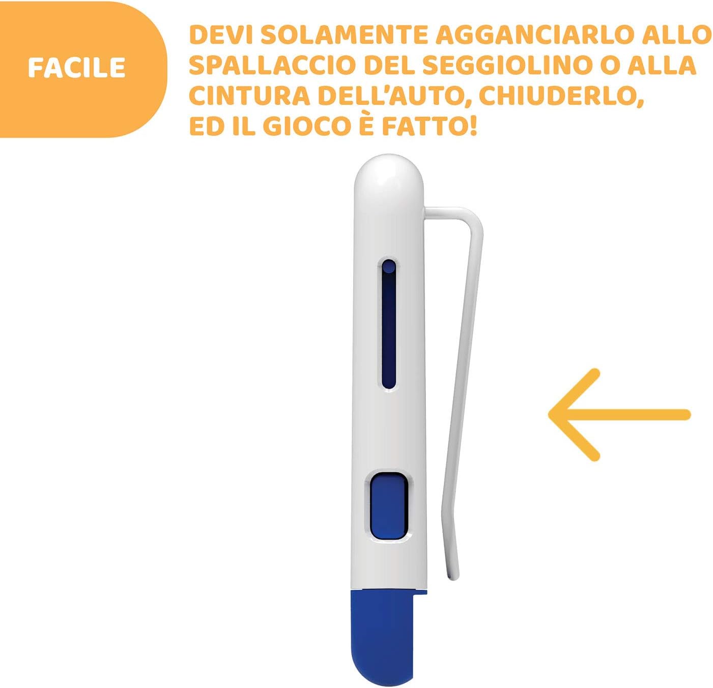 Detalle de Chicco Bebècare Easy-Tech: Dispositivo Anti Abbandono Universale per Seggiolino Auto