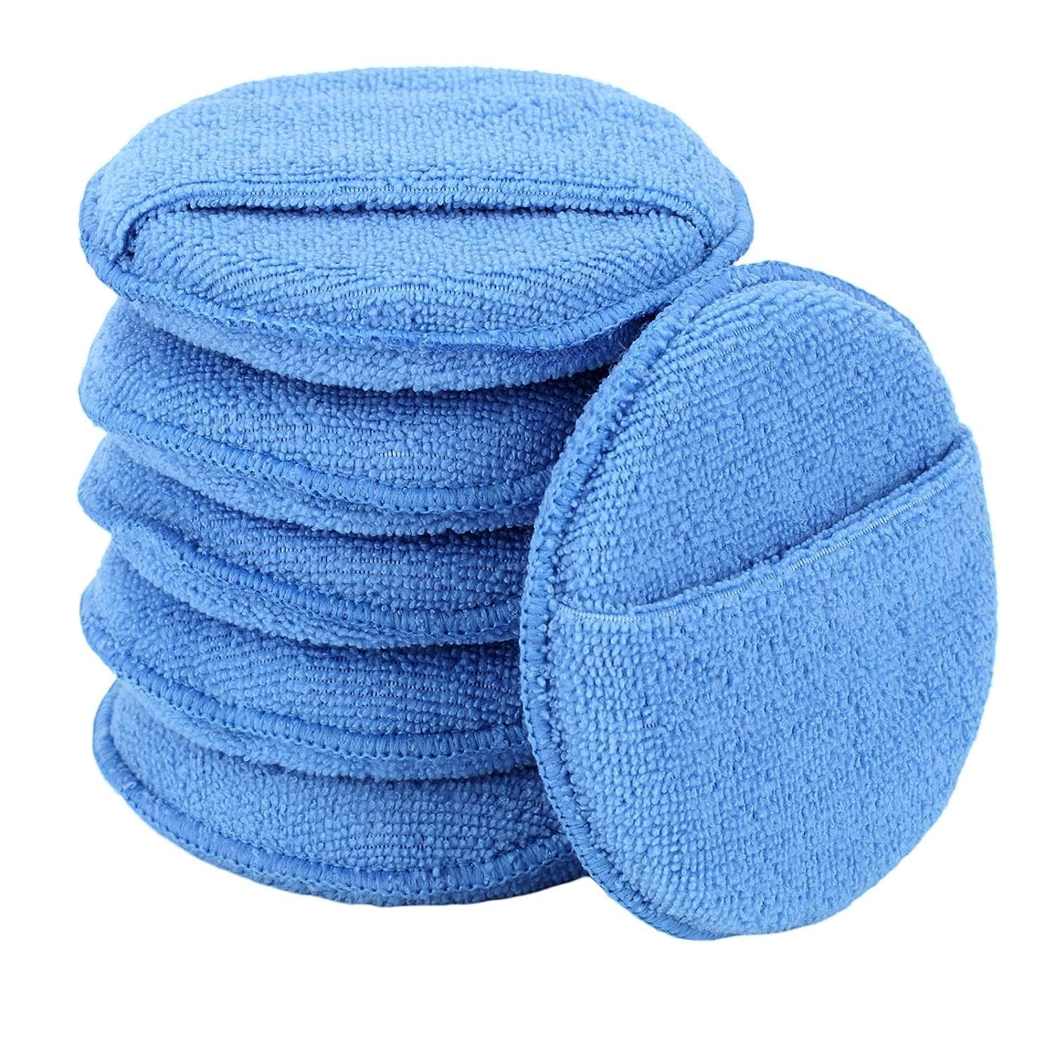 Detalle de FONAROLL Microfiber Wax Applicator Pads 5 inch