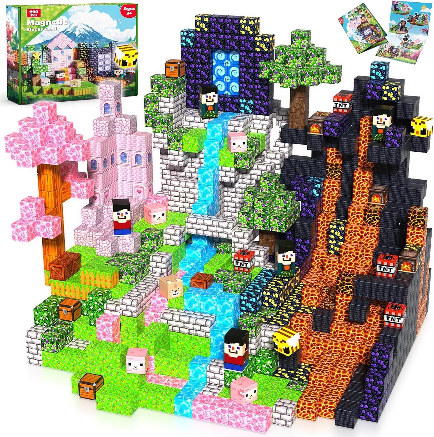 Detalle de ToyUnited 200PCS Magnetic Building Blocks 200PCS