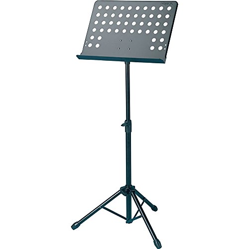 Proel RSM360M – Leggio musicale professionale con appoggi Spartiti preforato e borsa (Nero)