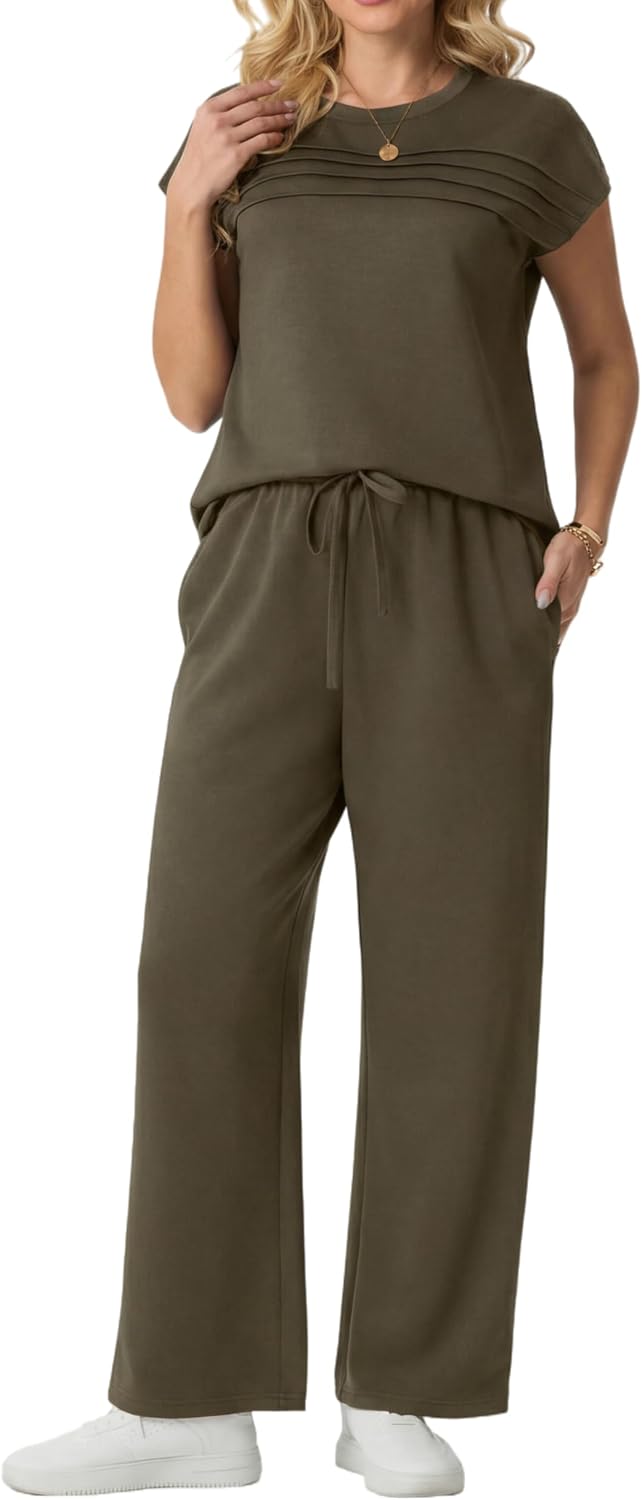 Detalle de GRECERELLE Two Piece Outfits for Women – Lightweight Summer Travel Set