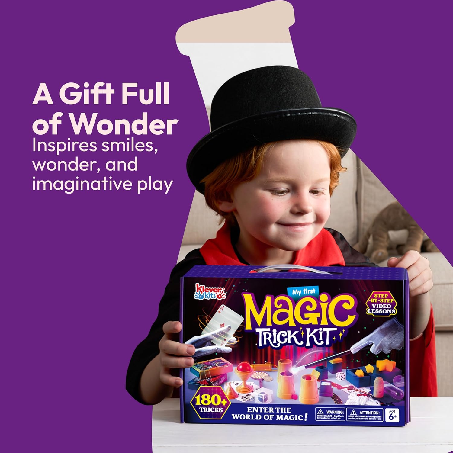 Thumbnail 6 de Klever Kits 180+ Magic Set: My First Magic Tricks Kit with Step-by-Step Video Lessons