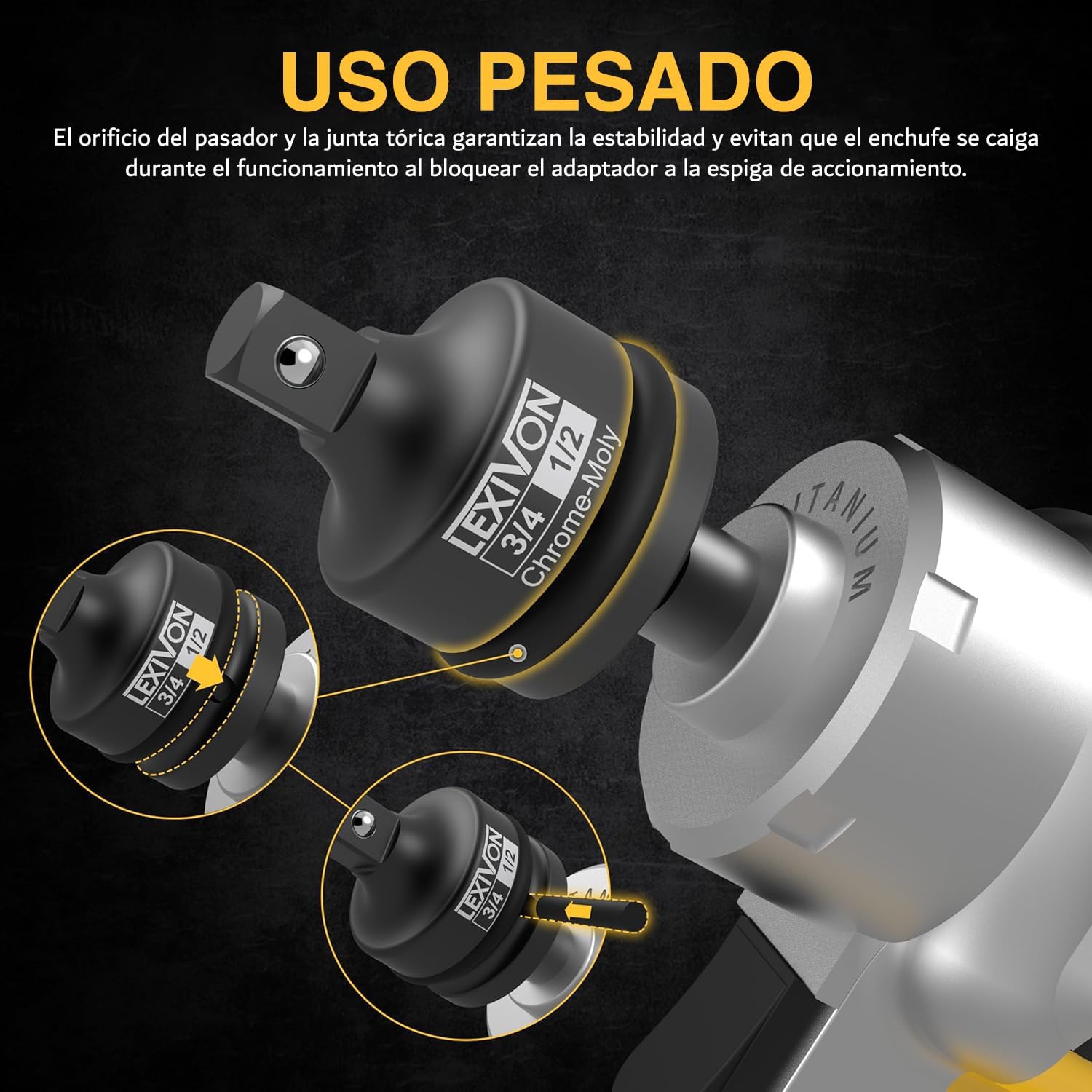 Thumbnail 5 de LEXIVON LX-402 adaptador 3/4" a 1/2