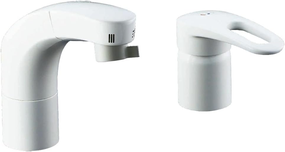 Detalle de LIXIL INAX RLF-681Y ホース引出式洗面水栓 節水エコハンドル・抗菌ハンドル