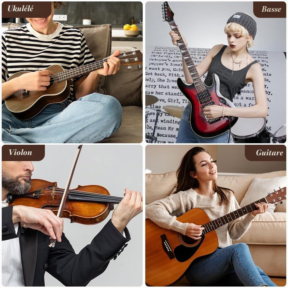 Thumbnail 6 de AOMIG C2-QX-B240826-FBA chromatisch stemapparaat voor gitaar en viool