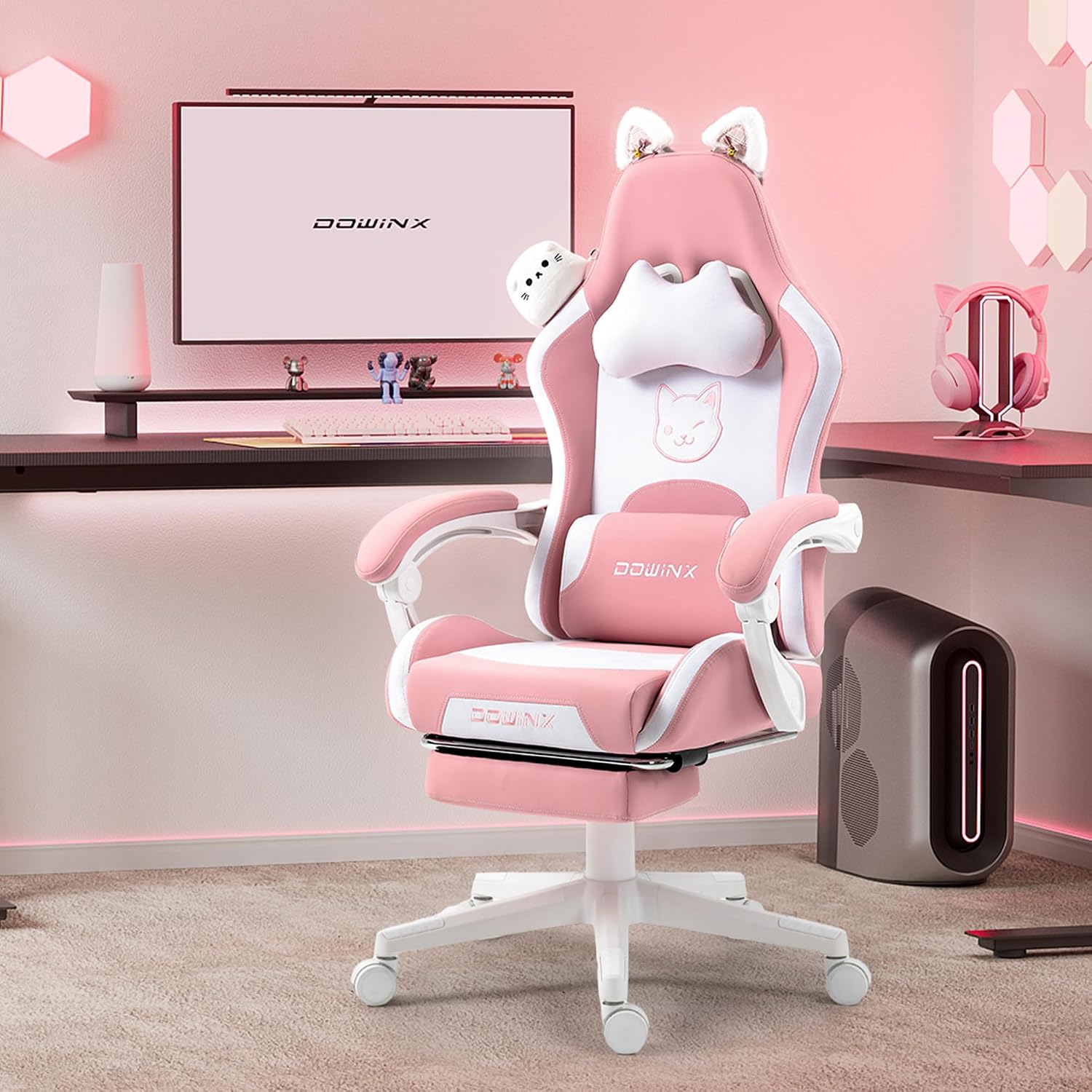 Detalle 2 de Dowinx Silla Gamer Ergonómica para Máxima Comodidad