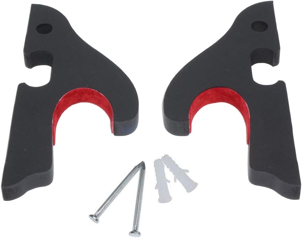 Thumbnail 4 de Velvet Padded Sword Hook Wall Mount Hanger (2-pack) for Katana, Wakizashi & Tanto
