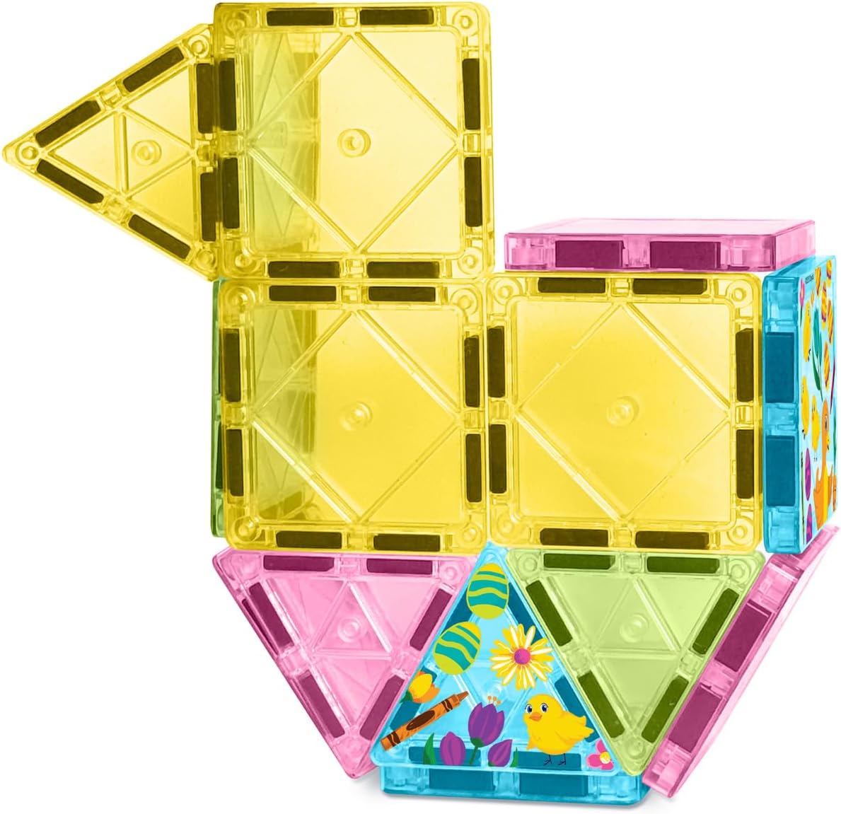 Thumbnail 4 de CreateOn Crayola Magnetic Tile Set 14-Piece