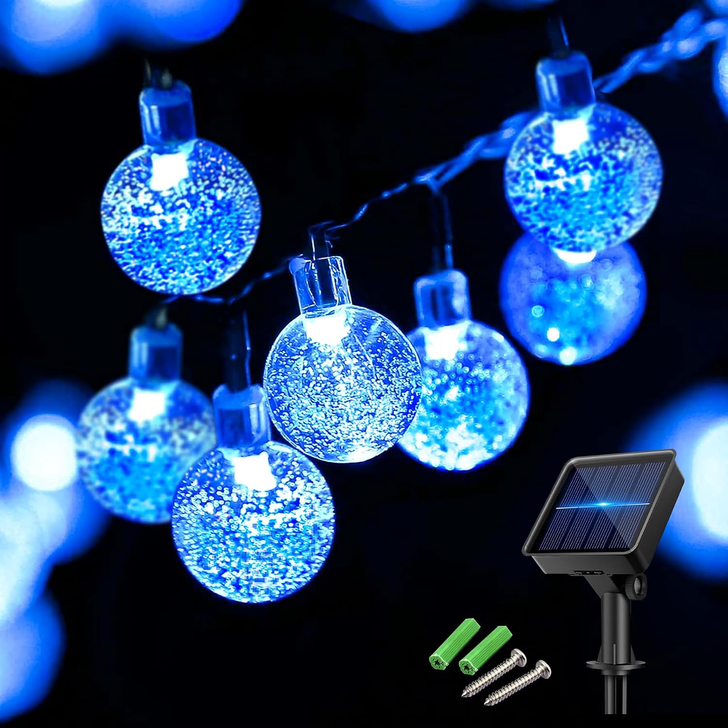 Thumbnail 6 de Knayis 100 LED solar fairy lights
