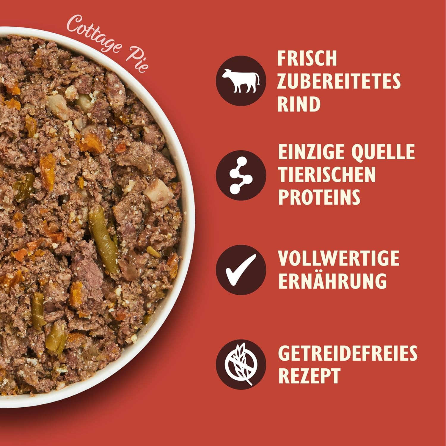 Detalle de Lily's Kitchen Cottage Pie – Natural Complete Adult Dog Wet Food, 10 x 150 g