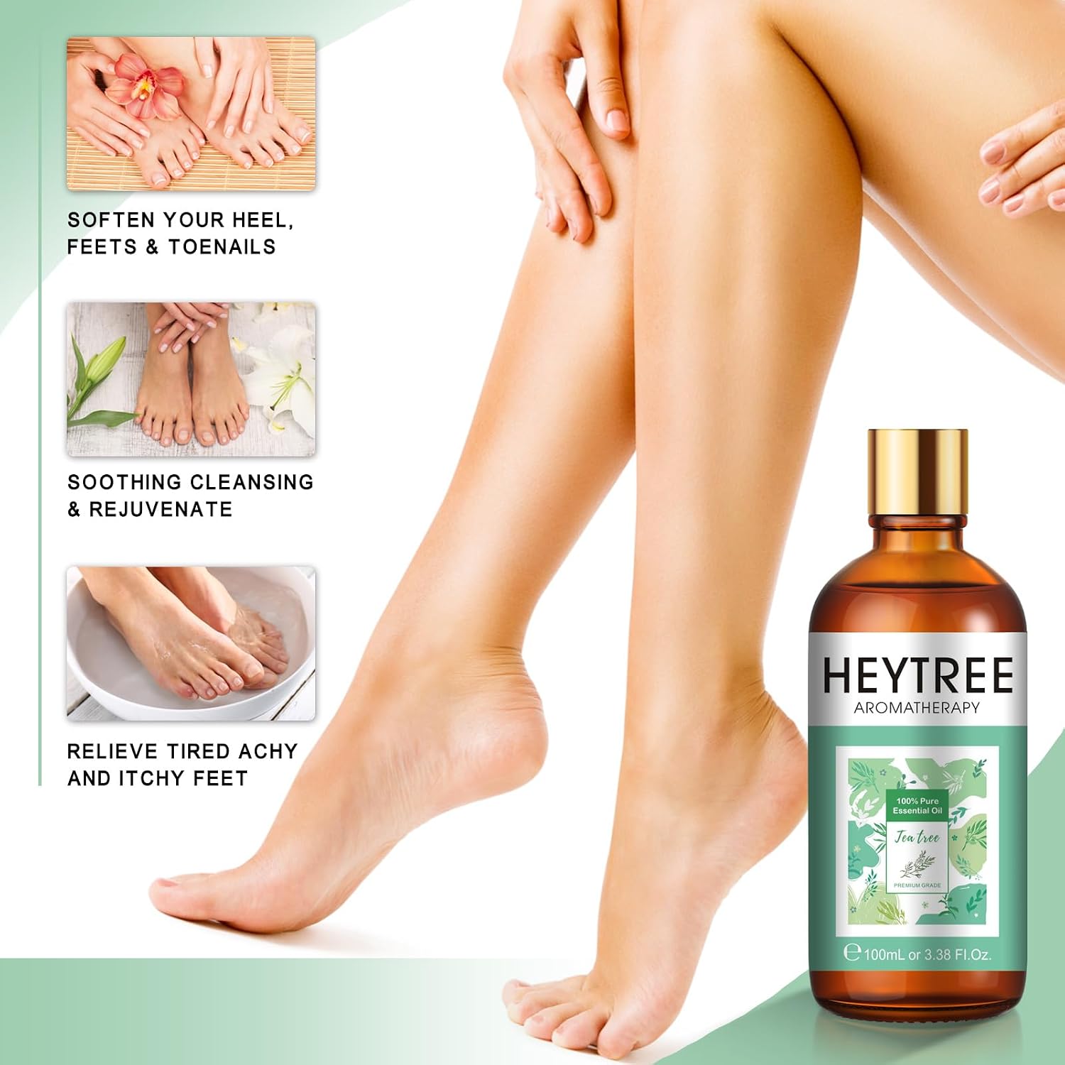 Detalle de Tea tree essential oil 100 ml for skin