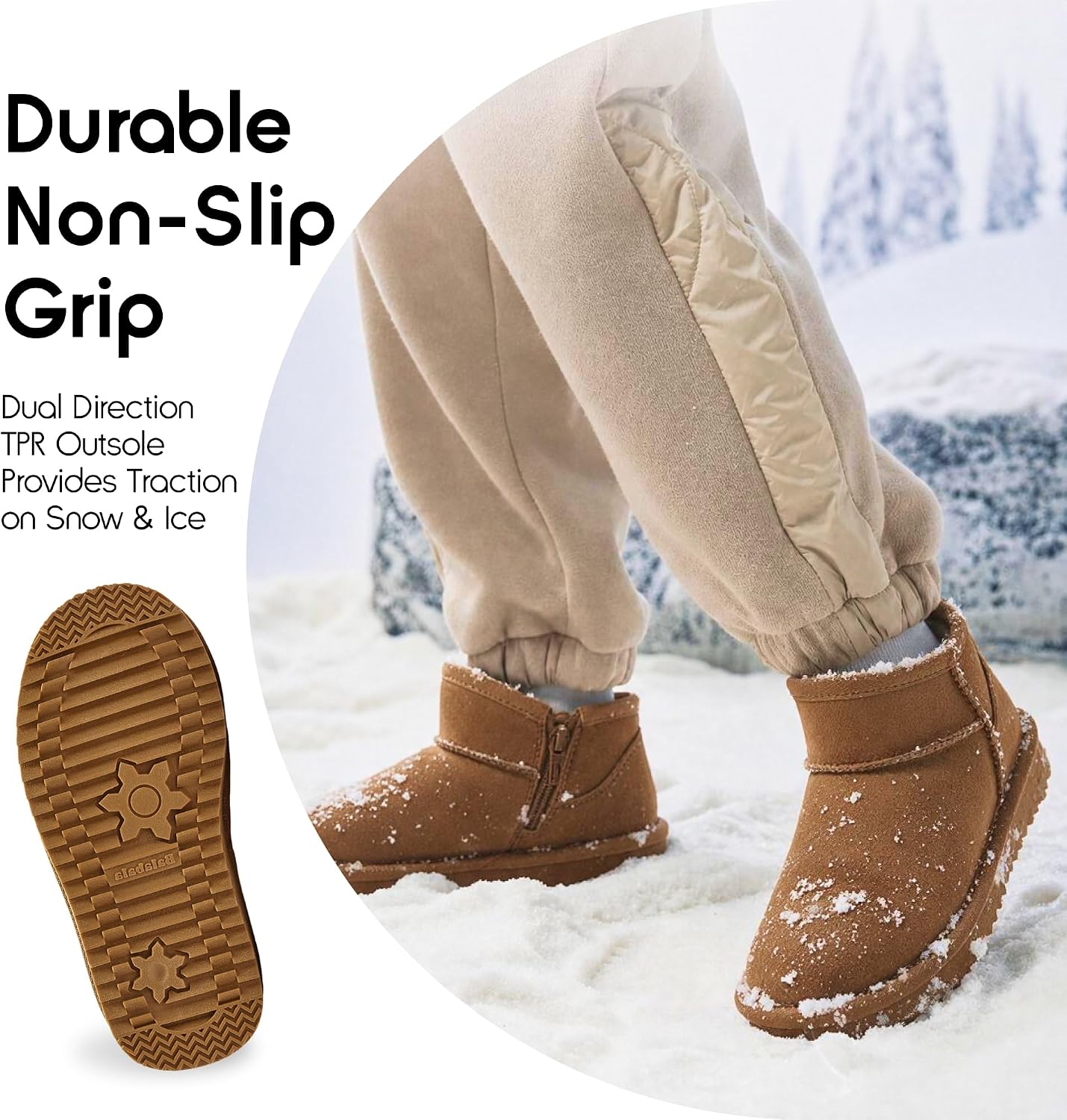 Thumbnail 4 de Balabala Kids' Snow Boots, Suede