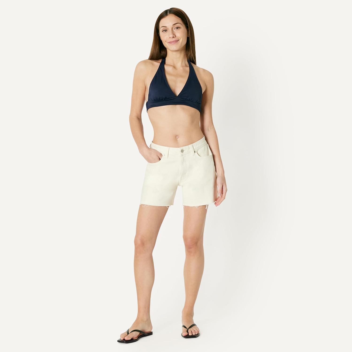 Thumbnail 4 de Amazon Essentials Femme Maillot de Bain Bikini à Nouer au Niveau du Cou avec Légère Maintien — Grandes Tailles