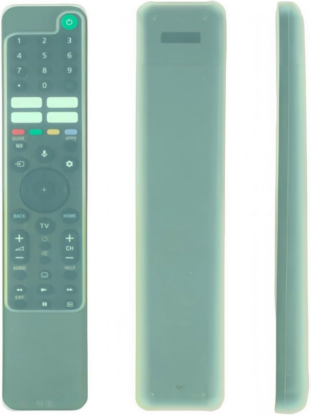 Detalle de Remote Cover for Sony Bravia TV Remote RMF-TX621E / RMF-TX500U – Shockproof, Anti-Slip Silicone Case