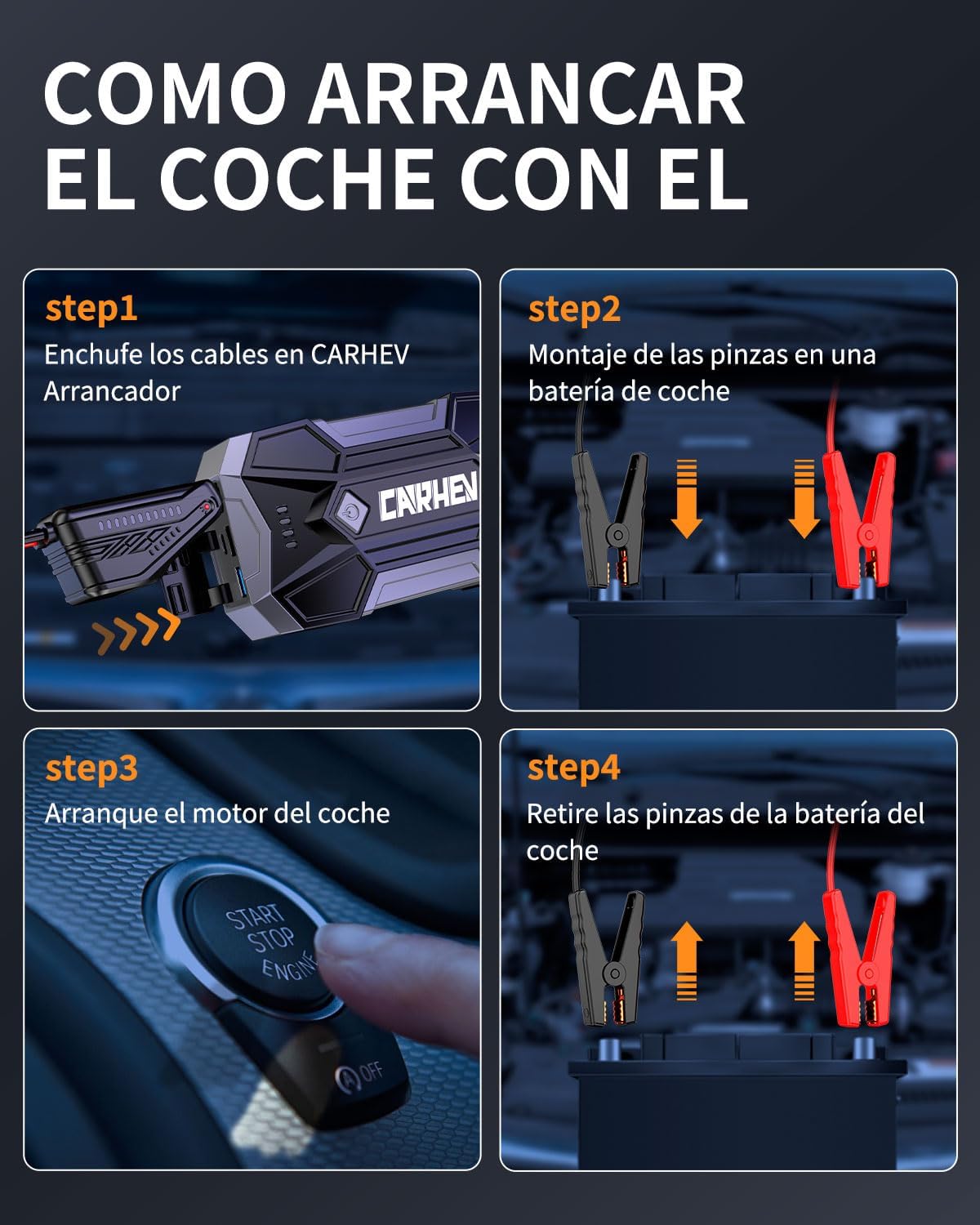 Thumbnail 5 de CARHEV Arrancador 4500A para coche