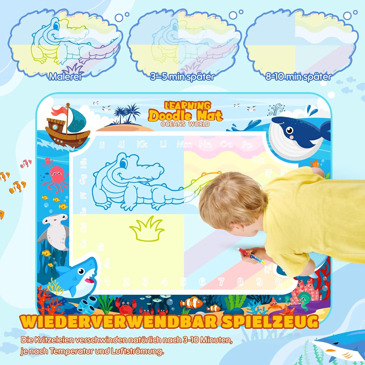 Thumbnail 1 de chellago Malmatte Aqua Magic für Kinder ab 1 Jahr 🎨