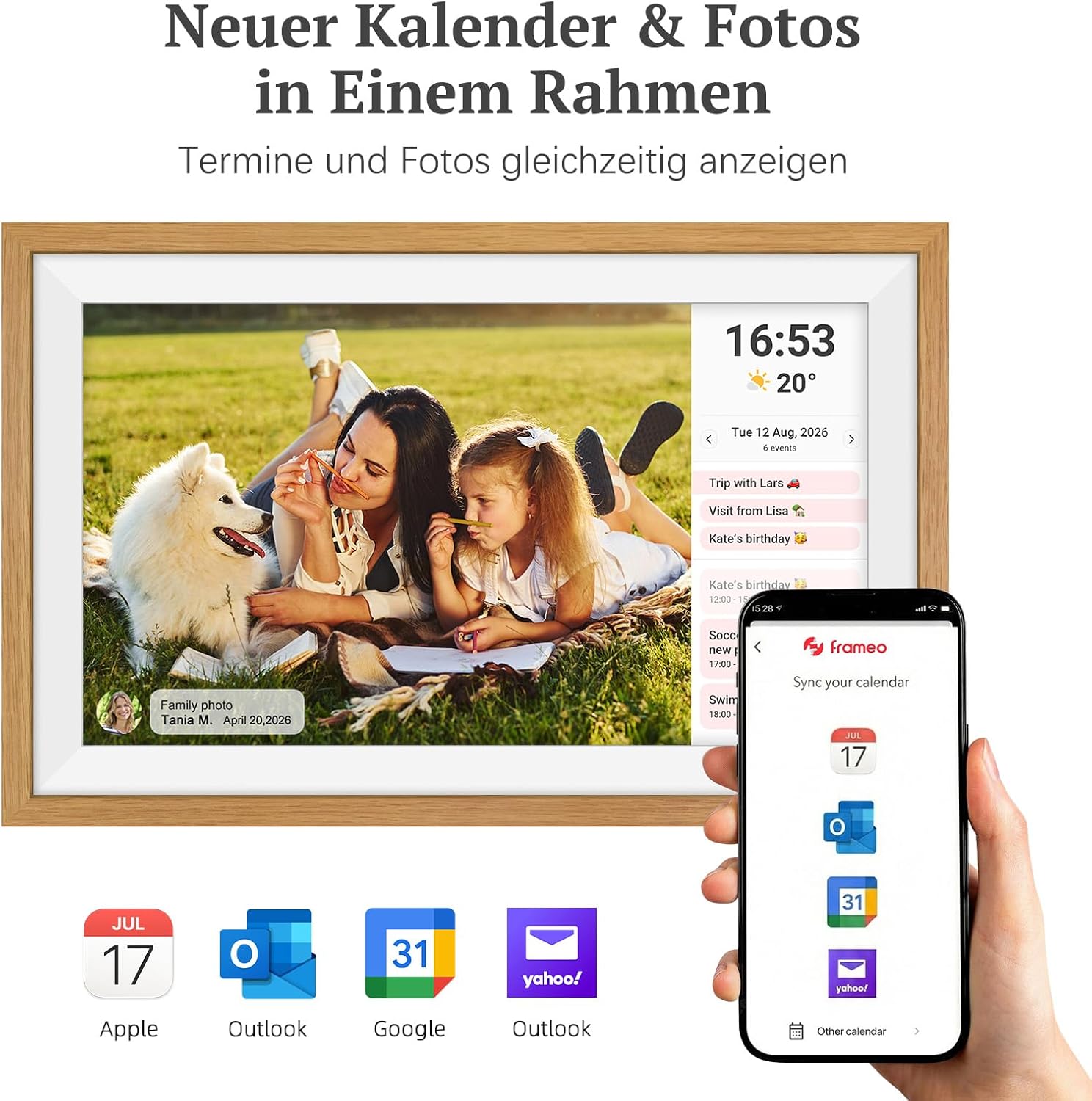 Thumbnail 5 de Frameo 15.6 Zoll Digitaler Bilderrahmen