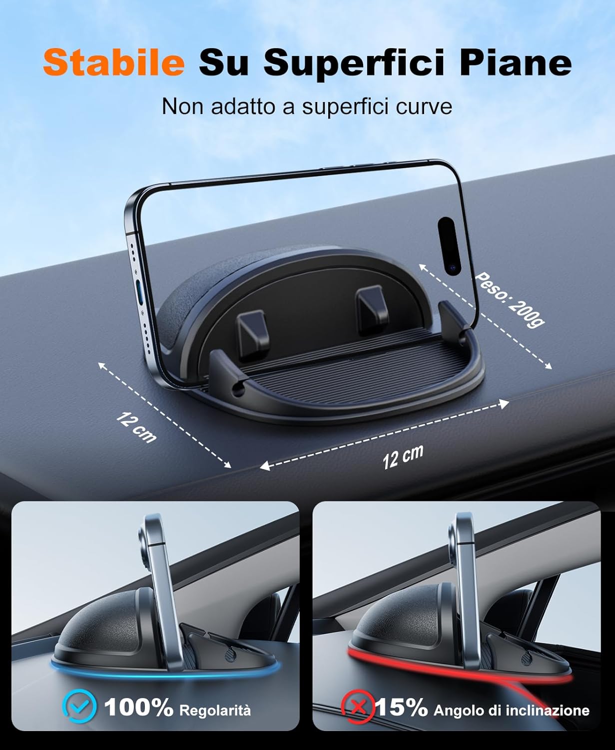 Thumbnail 3 de Beeasy Porta Cellulare Auto 12 cm