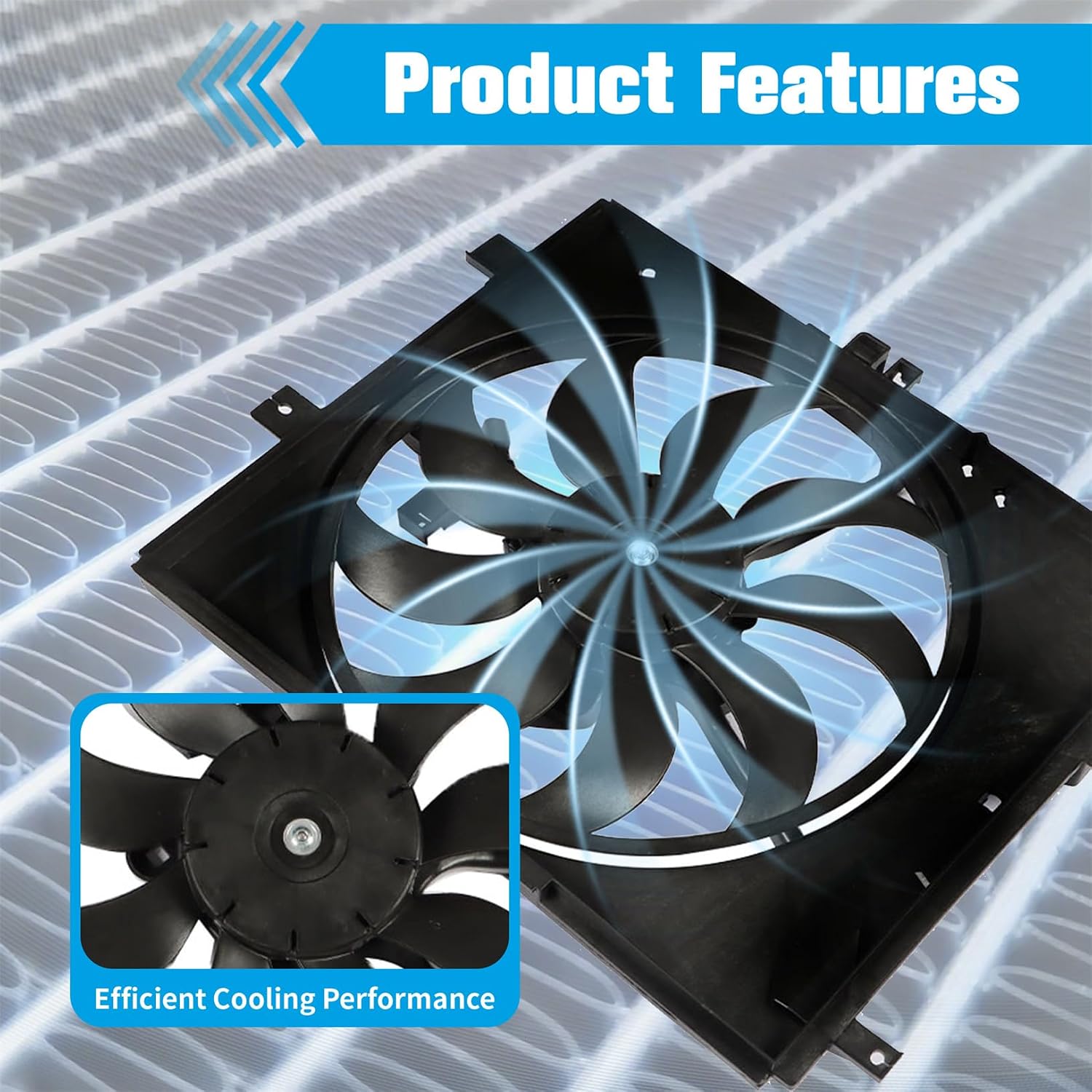 Detalle de LABLT Radiator Cooling Fan Replacement 620467