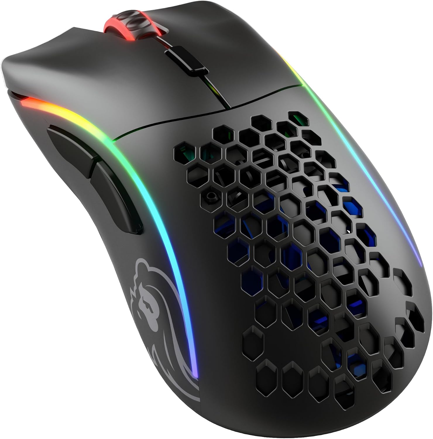 Detalle de GLORIOUS Model D Wireless Gaming Mouse — 69g Superlight, 2.4Ghz Lag Free, BAMF Sensor