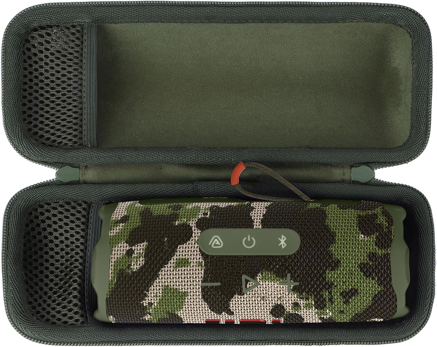 Lebakort Hart Reise Schutz Hülle für JBL Flip 7/6/5/4 (Armeegrün) – wasserdichtes Etui mit Reißverschluss