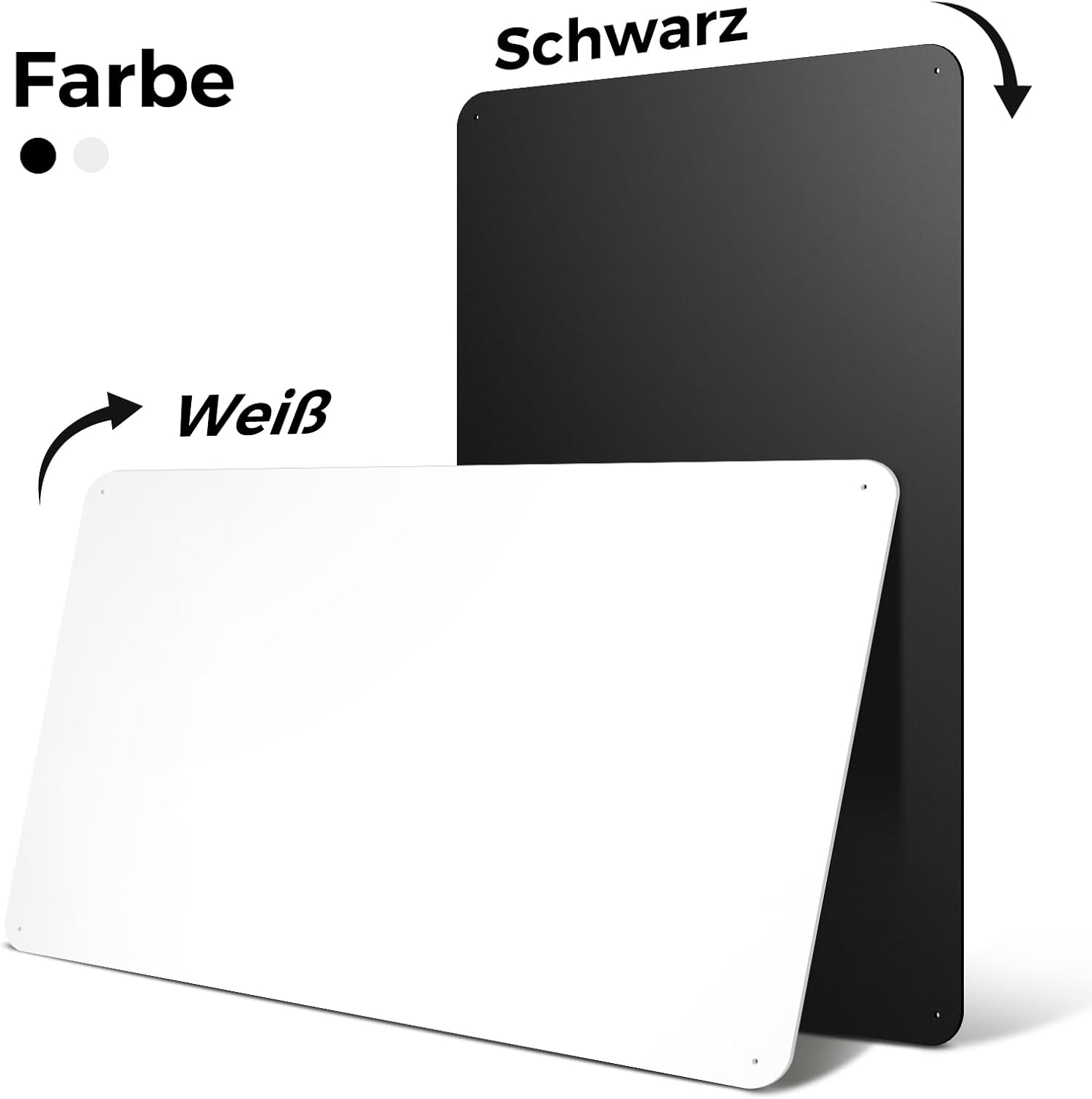 Thumbnail 5 de LYZZXI Magnettafel Schwarz 50x80 cm – Urlaubsmagnete Display Board mit starker Magnetkraft