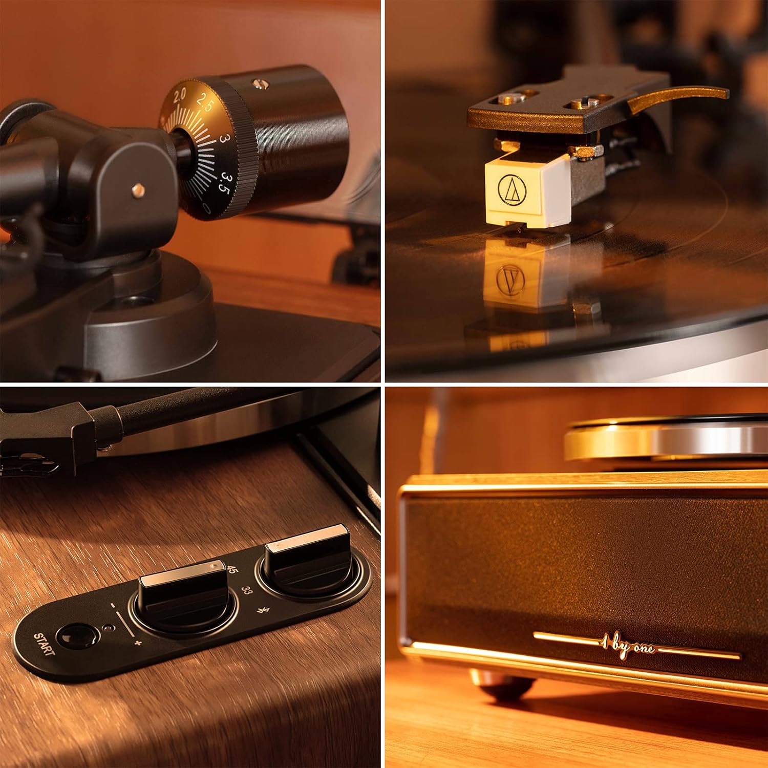 Thumbnail 1 de 1 BY ONE Platine Vinyle 33/45 tr/min