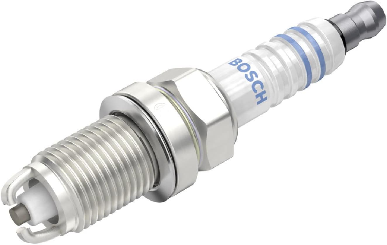 Detalle 2 de Bosch FR7LDC (+7) – Jeu de 4 bougies d'allumage en nickel, compatible Audi (référence 0242235914)