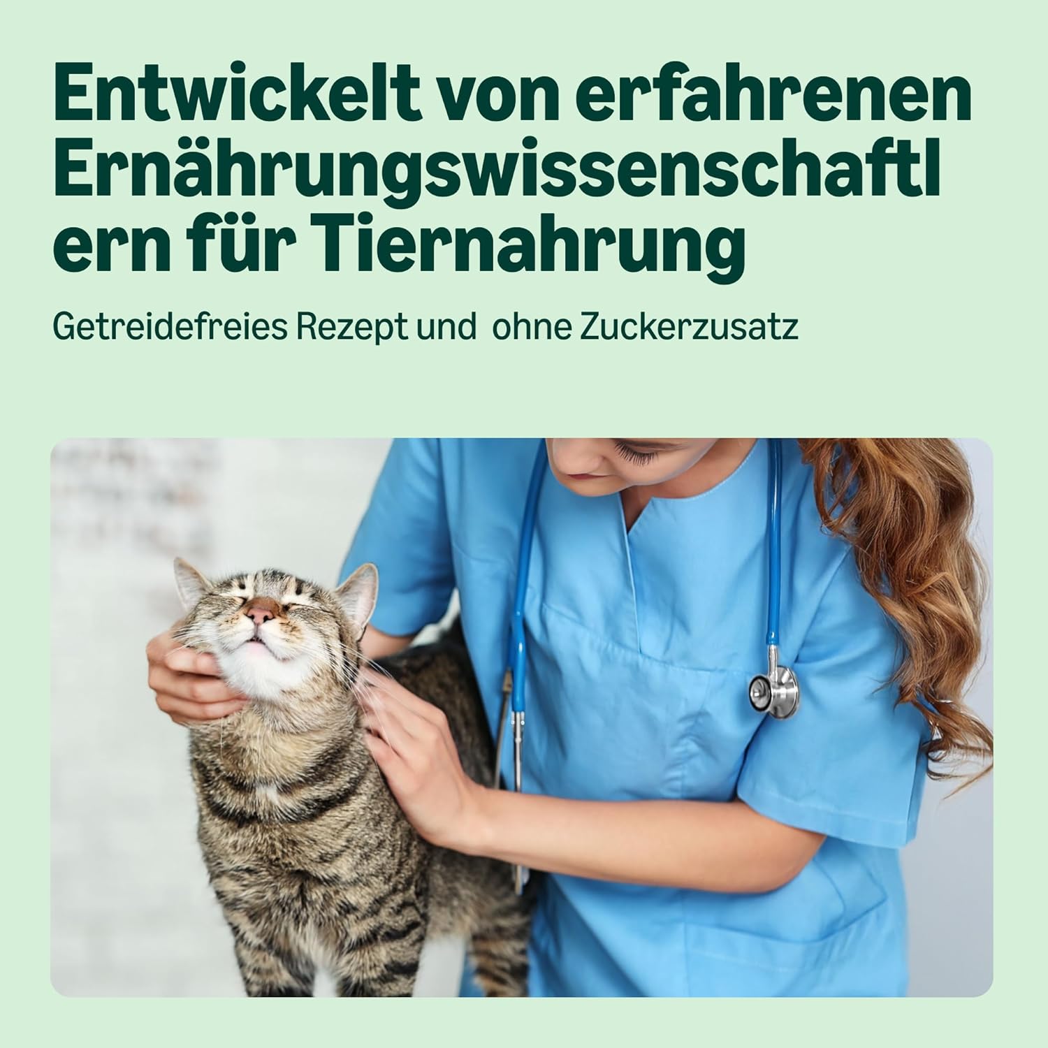 Detalle de by Amazon Katzensfutter nass getreidefrei, Rindfleischstücke in Gelee – 6 x 405 g