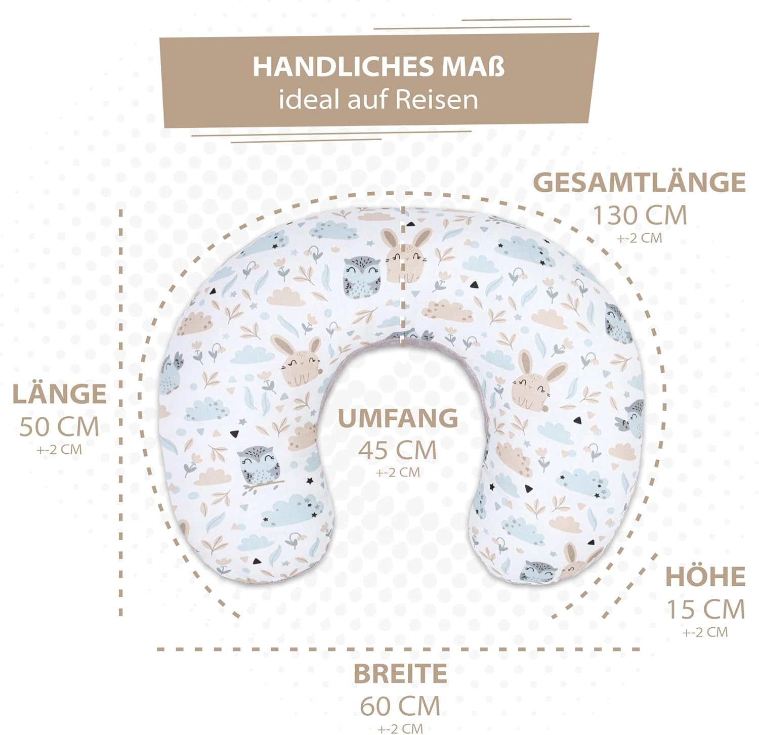 Thumbnail 1 de Totsy Baby Cojín Lactancia y Embarazo 🍼 130 cm