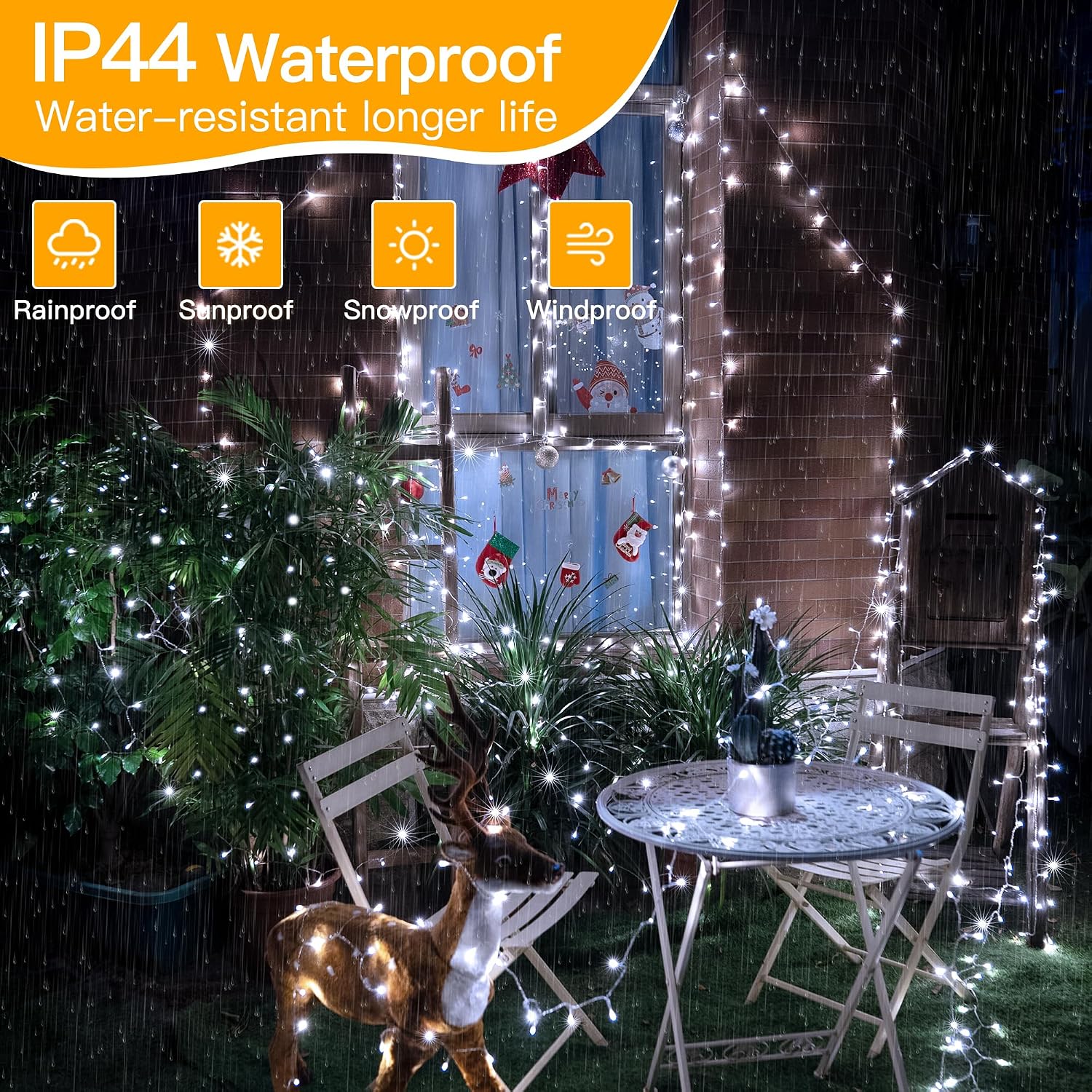 Detalle de Ollny Outdoor 800 LED Fairy Lights 80m ๐