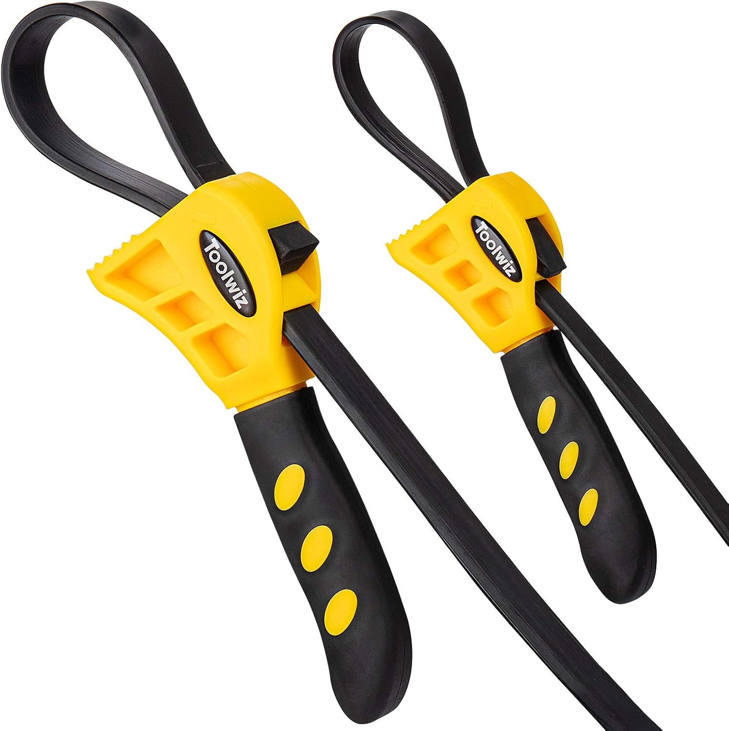 Detalle de Toolwiz Rubber Strap Wrench Set 2‑pack
