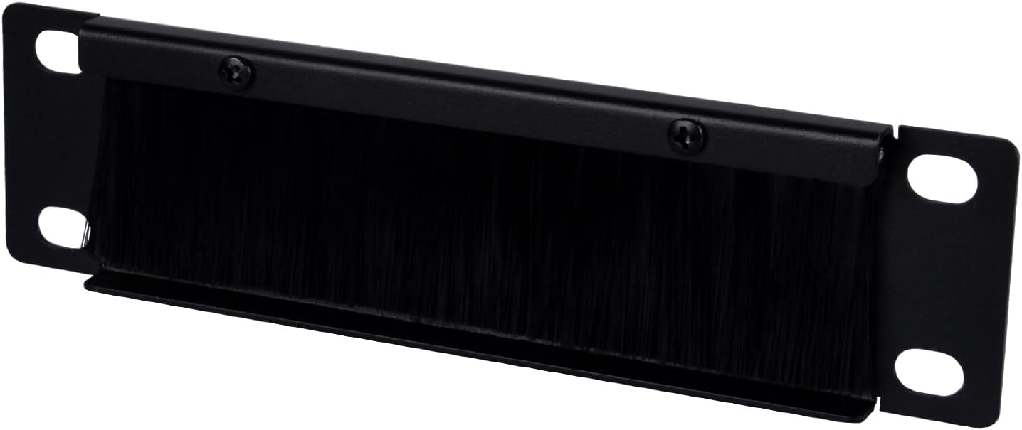 Thumbnail 4 de GeeekPi Cable Entry Panel with Brush Strip (1U, 7in) for DeskPi RackMate TT – Black