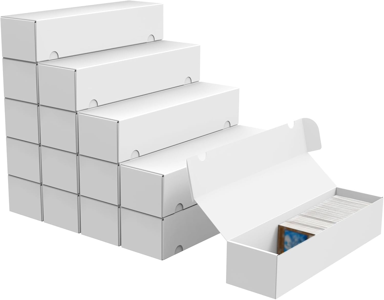 Thumbnail 6 de XRACV Trading Card Storage Box (6-Pack, holds ~1100 per box) for 3.5 x 2.5 cards