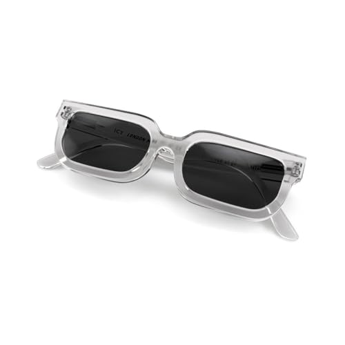 Thumbnail 4 de LONDON MOLE Icy: Gafas de sol rectangulares con bisagras de muelle, unisex