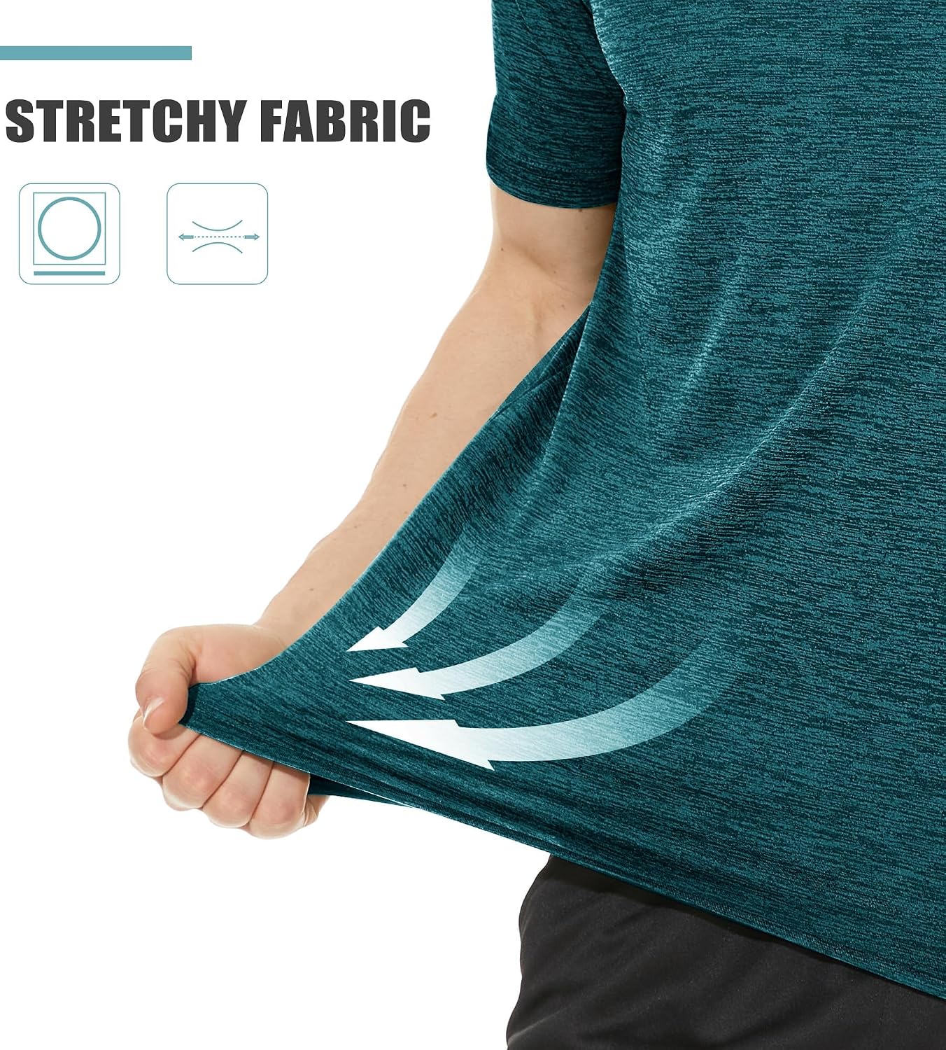 Thumbnail 4 de TACVASEN Marcel T-shirt running respirant