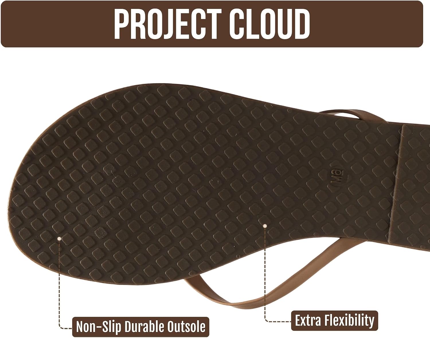 Detalle 2 de Project Cloud Sandals lightweight foam flats