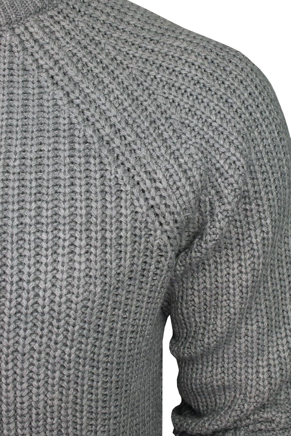 Thumbnail 1 de Xact Men's Chunky Fisherman Knit Jumper, Crew Neck, Raglan Sleeve