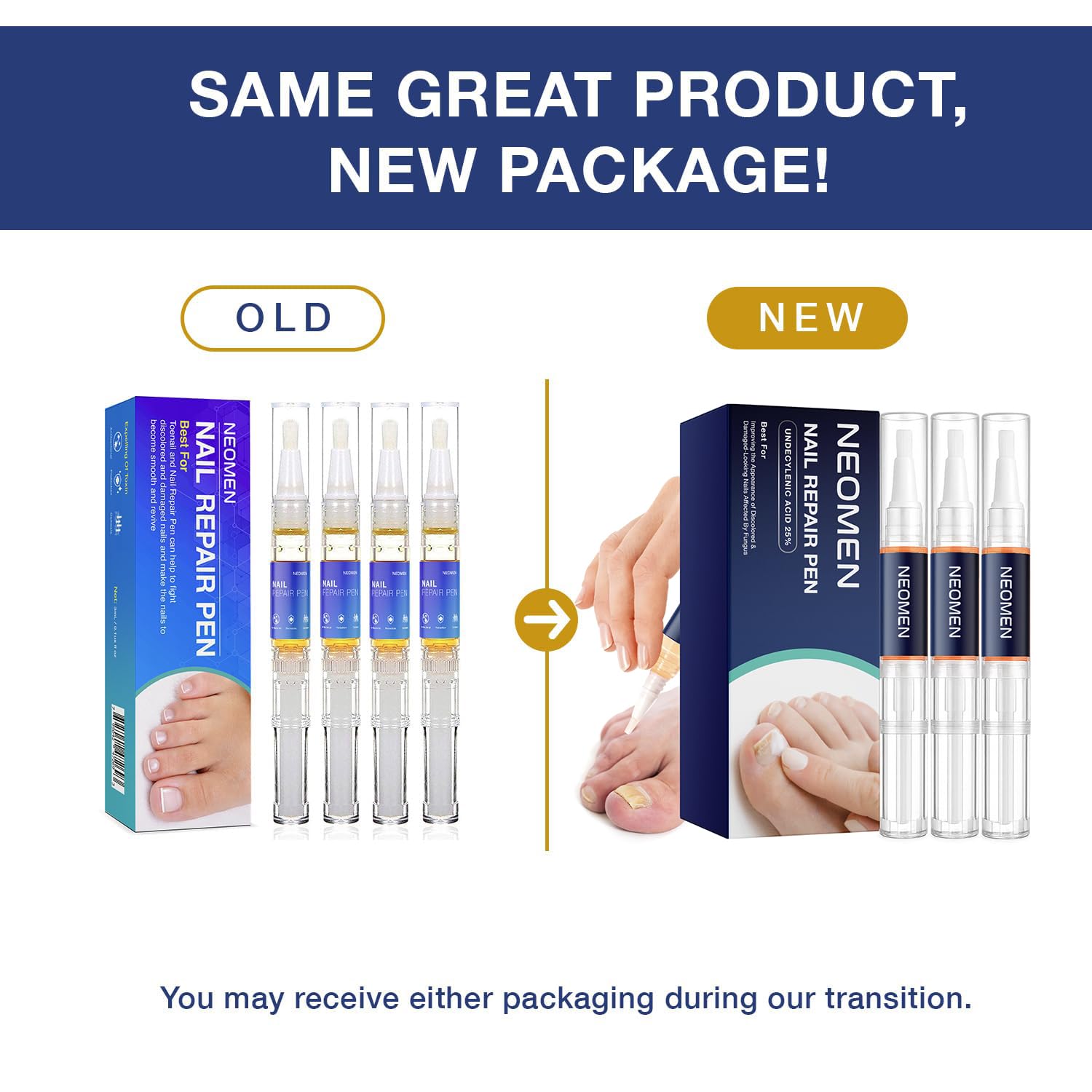 Thumbnail 1 de Fungal Nail Pen: 3-Piece Toenail Fungus Pen for Nail Repair and Discoloration