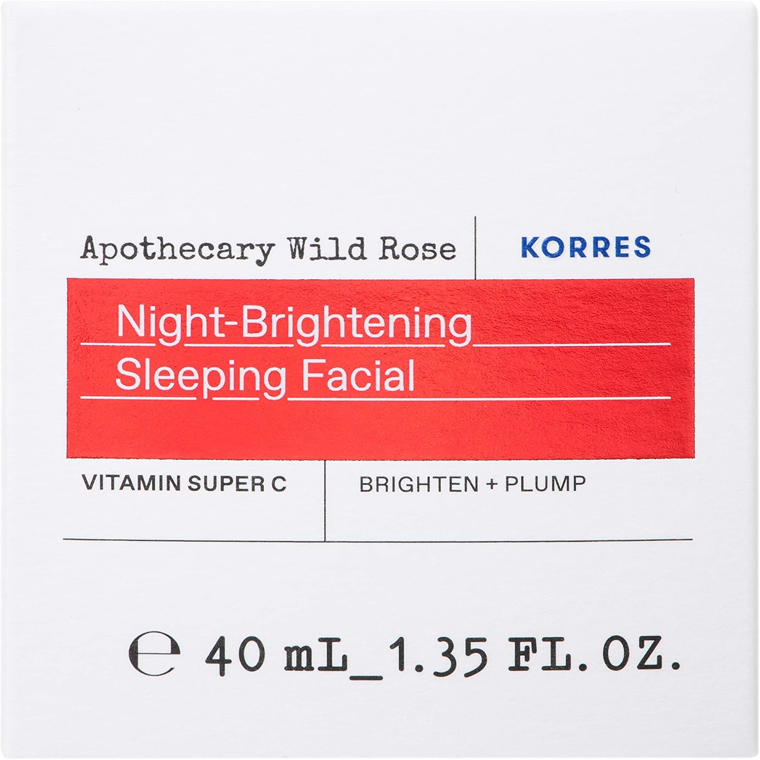 Thumbnail 1 de KORRES Apothecary Wild Rose – krem na noc 40 ml z olejkiem z dzikiej róży