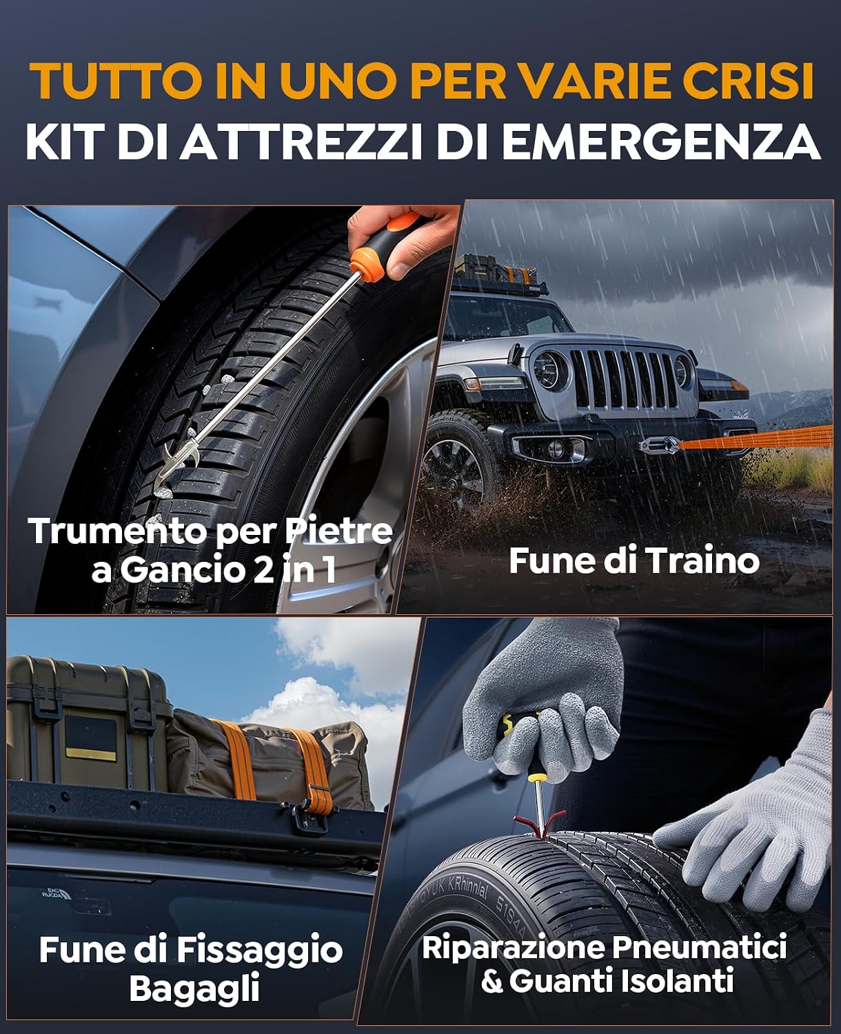 Detalle 1 de YaberAuto AP03 avviatore 8000A 12V