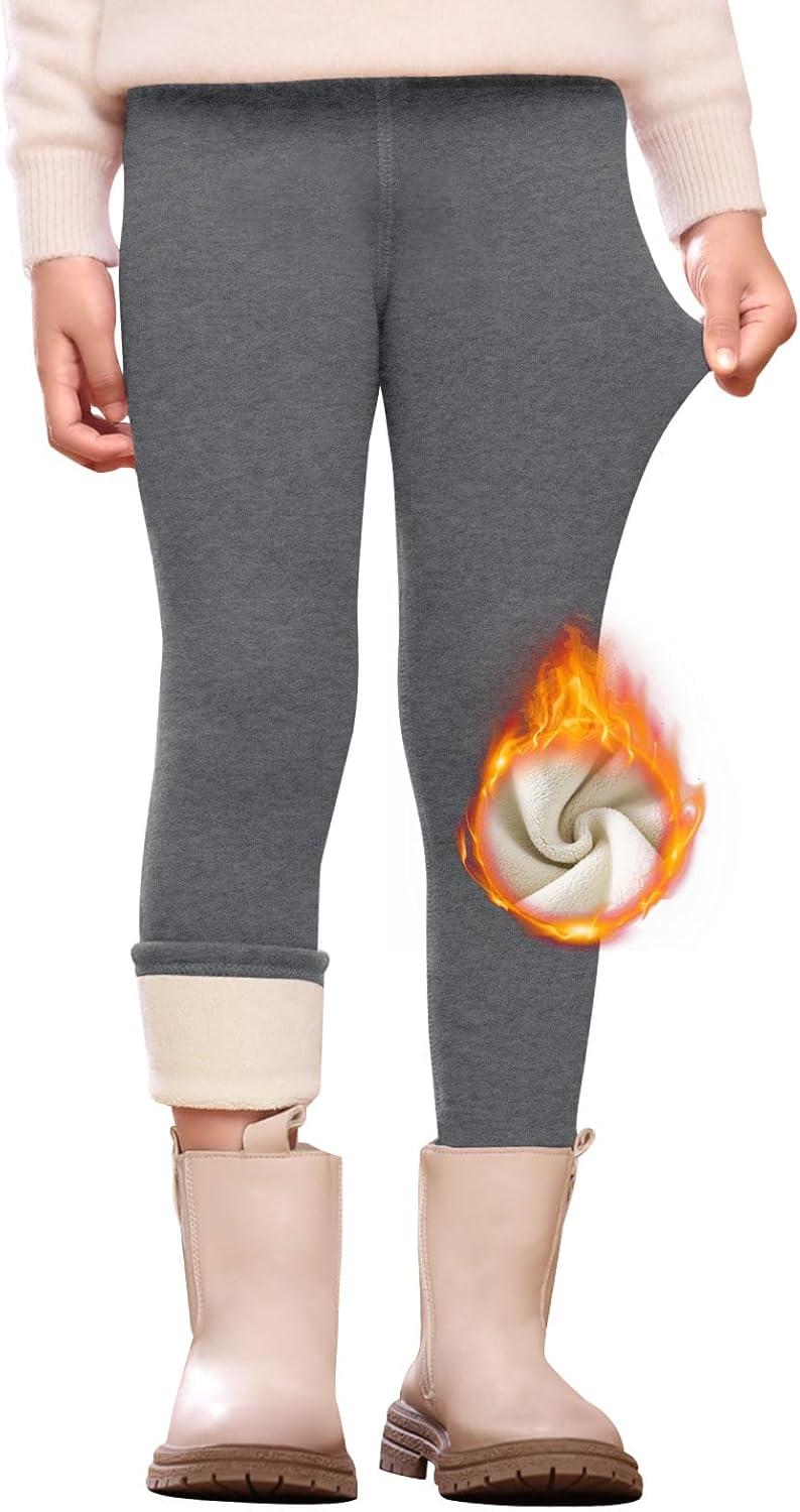 Thumbnail 1 de Vorvowry Thermoleggings für Mädchen mit weichem, gefüttertem Fleece – warme Winter-Stretchhose