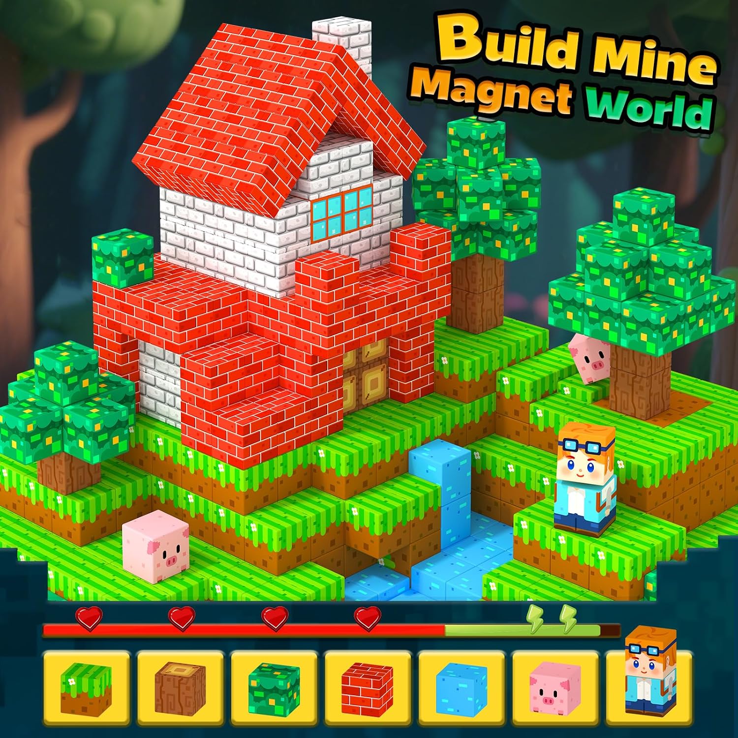 Thumbnail 6 de Magnetic Blocks Travel Set 3+