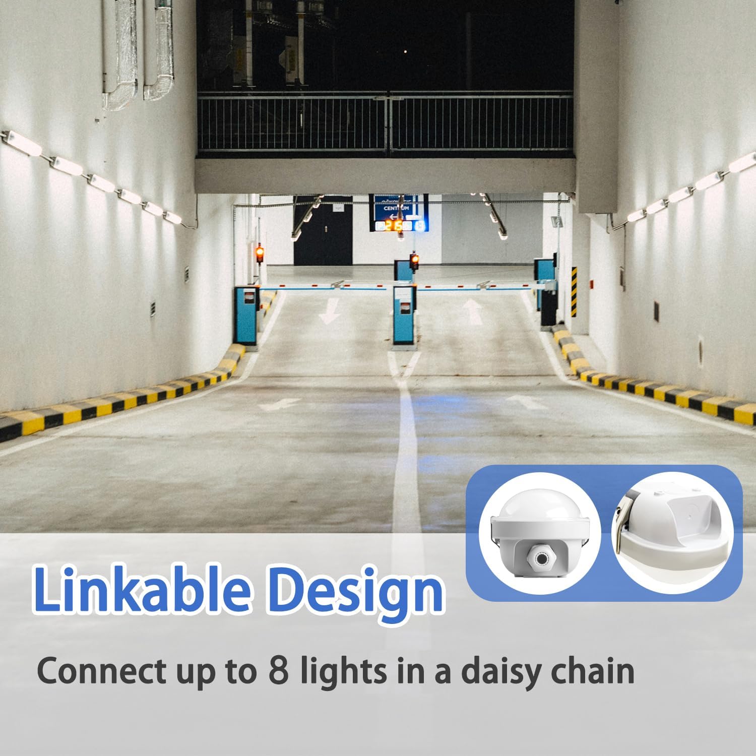 Detalle de DOSILIO LED vapour-tight lights, 4 ft