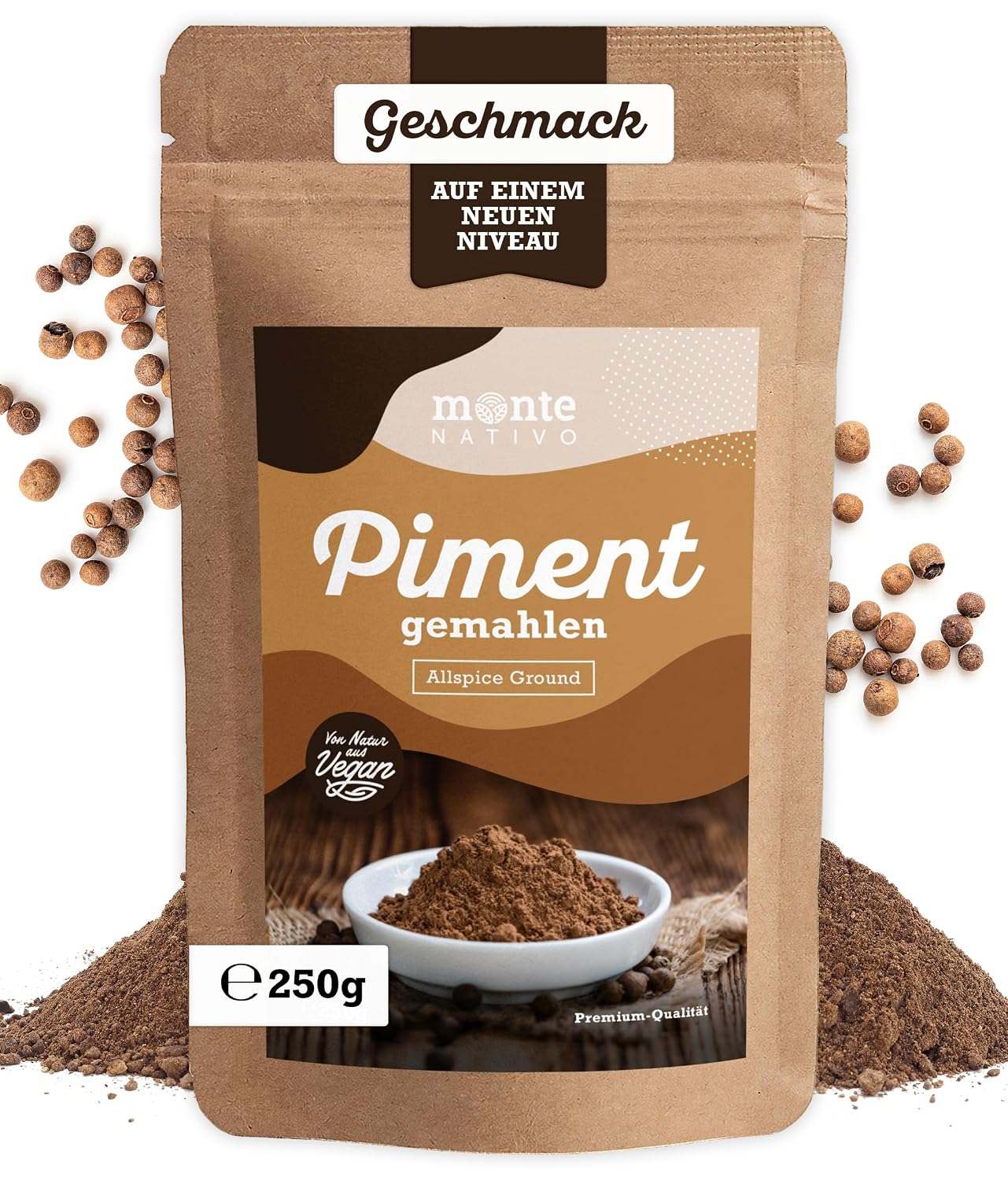 Detalle de Piment gemahlen Monte Nativo (250 g) – Würzpulver für Kochen und Backen