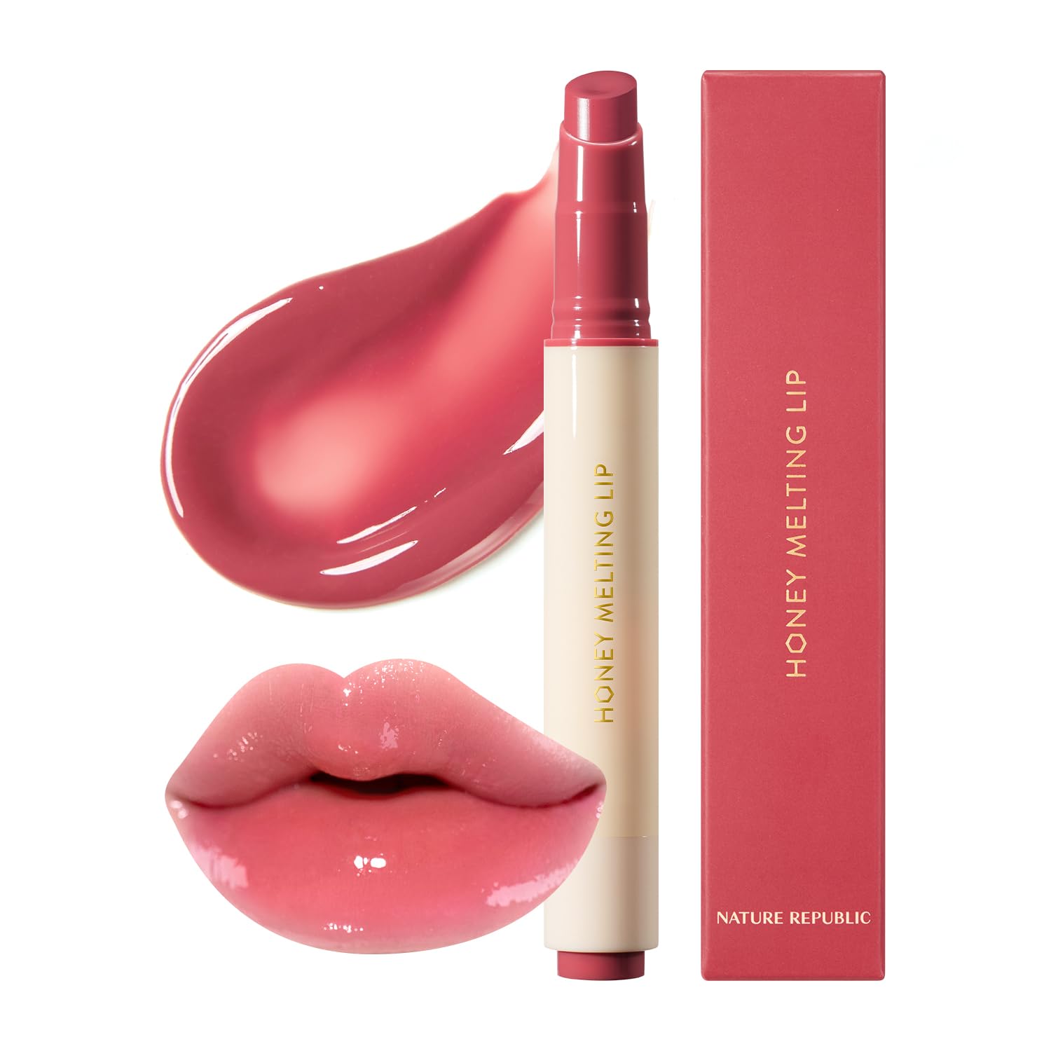Detalle de Nature Republic Honey Melting Lip 03 Berry lip balm ๐