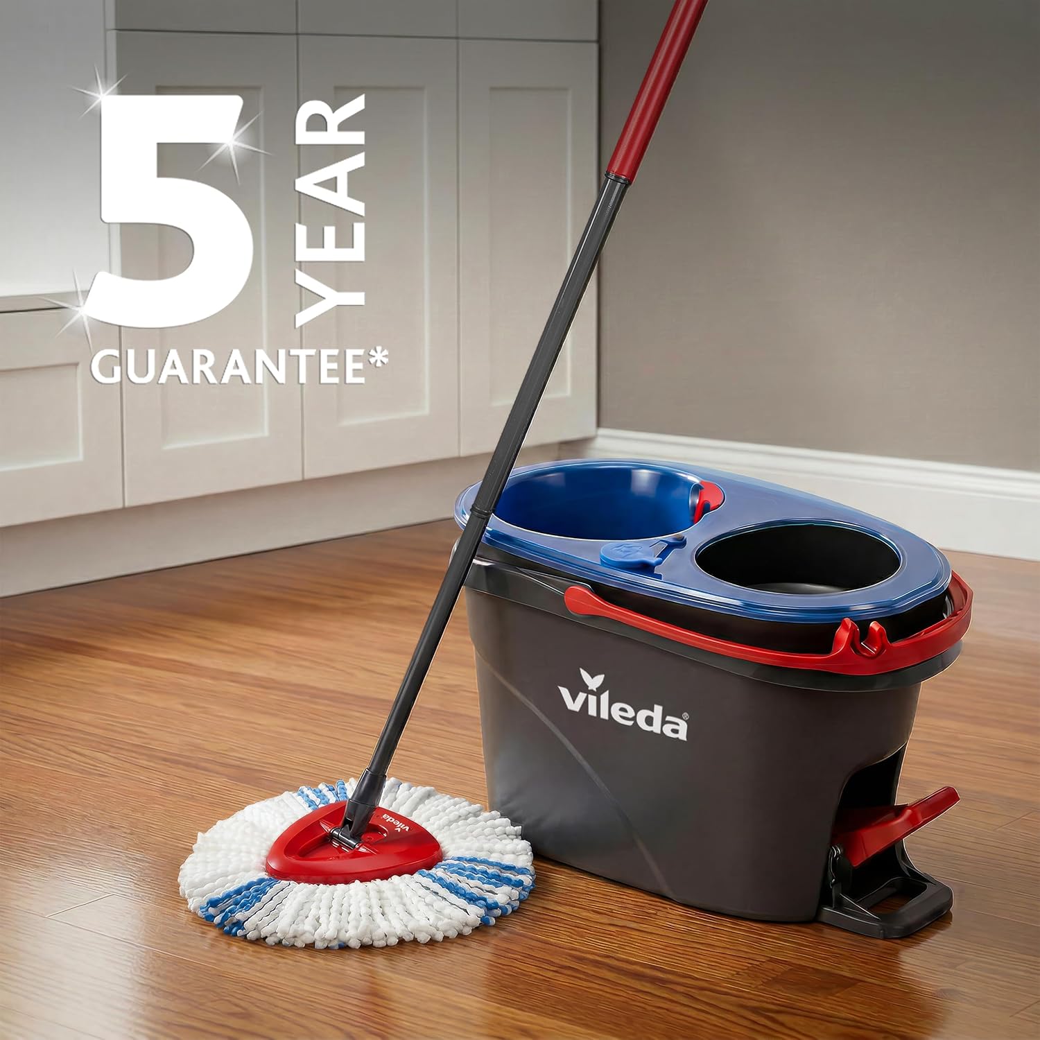Thumbnail 5 de Vileda H2PrO Spin Mop and Bucket Set with Dual Tanks